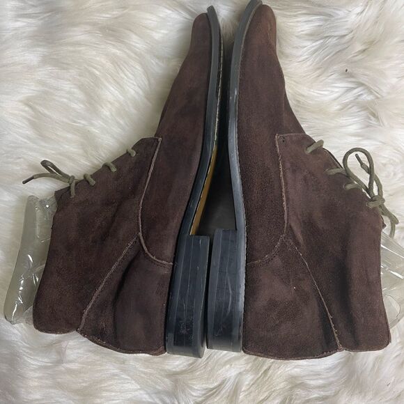 Fratelli Select leather Brown Suede high top lace up  Men’s shoes size 10M - Picture 6 of 10